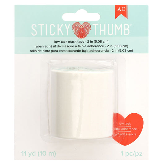 American Crafts - Sticky Thumb Collection - Adhesives - Low Tack Mask Tape - 2 Inch x 11 Yards