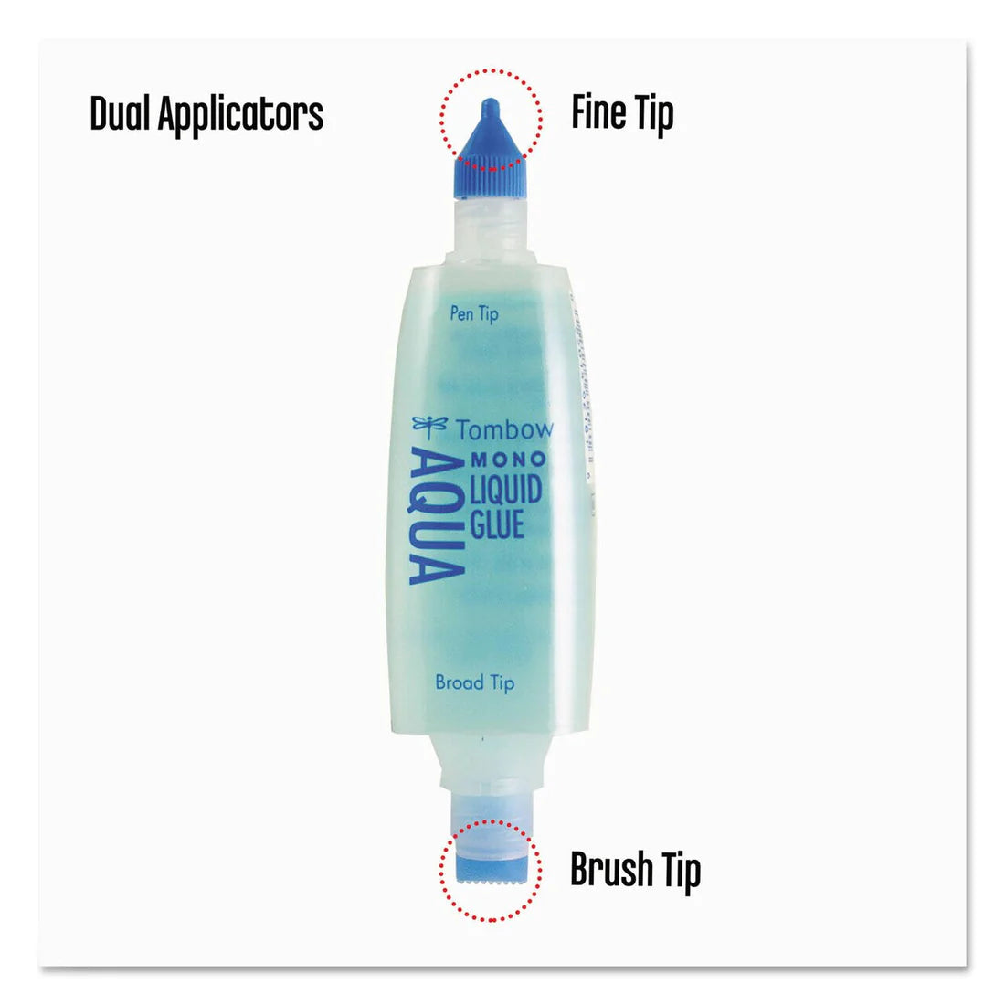Tombow MONO Aqua Liquid Glue - 1.69 oz - Dries Clear
