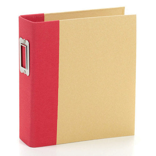 Simple Stories - SNAP Studio Collection - 6x8 Binder - Red